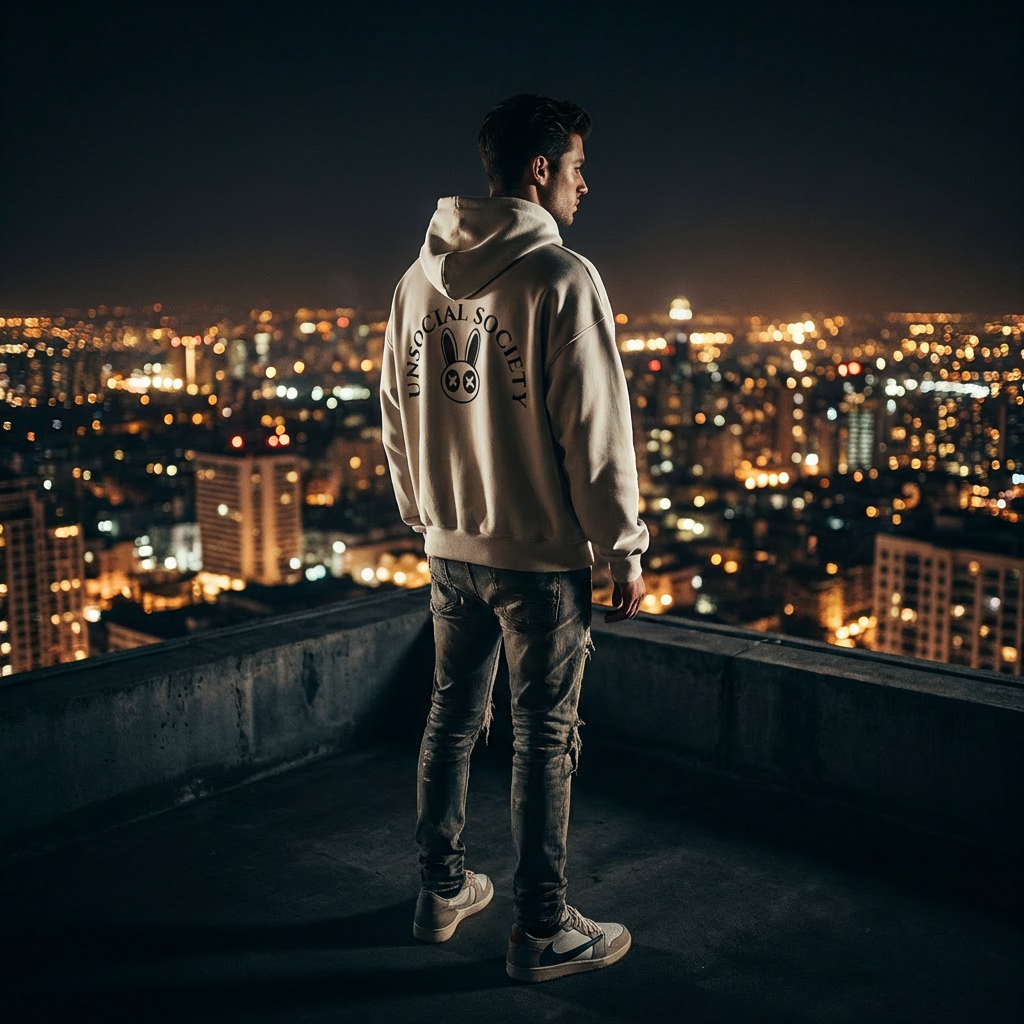 The Signature Hoodie in Bone